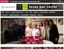 Tablet Screenshot of locosporcorrer.com